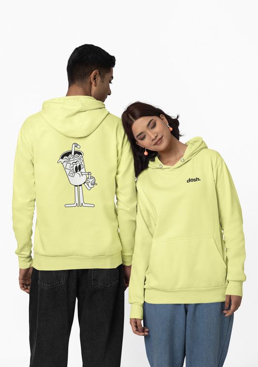 Hoodie with Sippy print